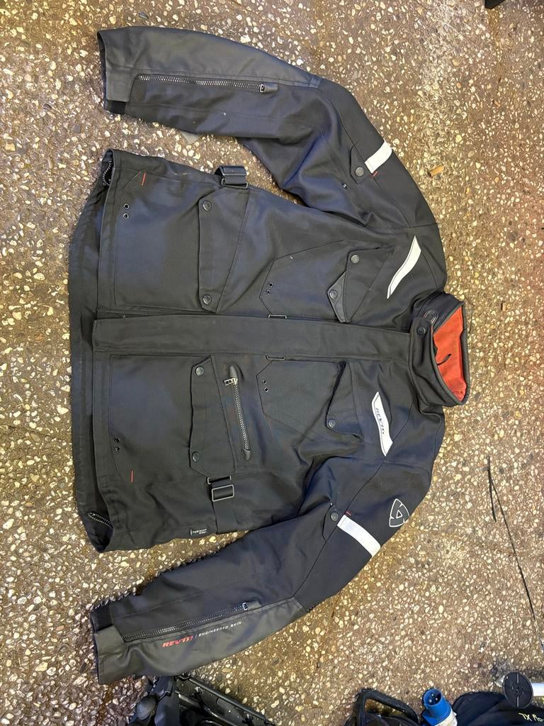 REV'IT! Motorjas Textiel Zwart - Maat XYL, Motoren, Kleding | Motorkleding, Ophalen of Verzenden, Tweedehands, Heren, Jas | textiel