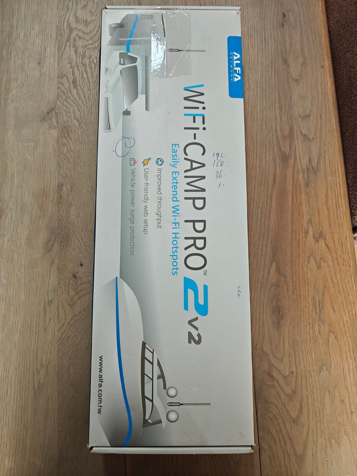 Wifi Camp pro 2 v2 Wifi extender voor camping of boot, Caravans en Kamperen, Ophalen of Verzenden, Zo goed als nieuw