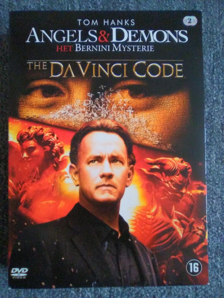 The Da Vinci Code & Angels & Demons dvdbox, Gebruikt, Vanaf 16 jaar, Boxset, Actiethriller