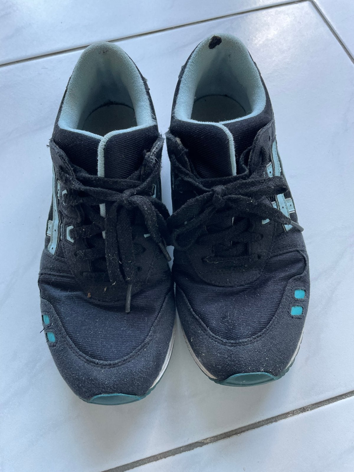 Asics Gel-Lyte III sneakers - Maat 38, Ophalen of Verzenden, Gedragen, Zwart, Sneakers of Gympen