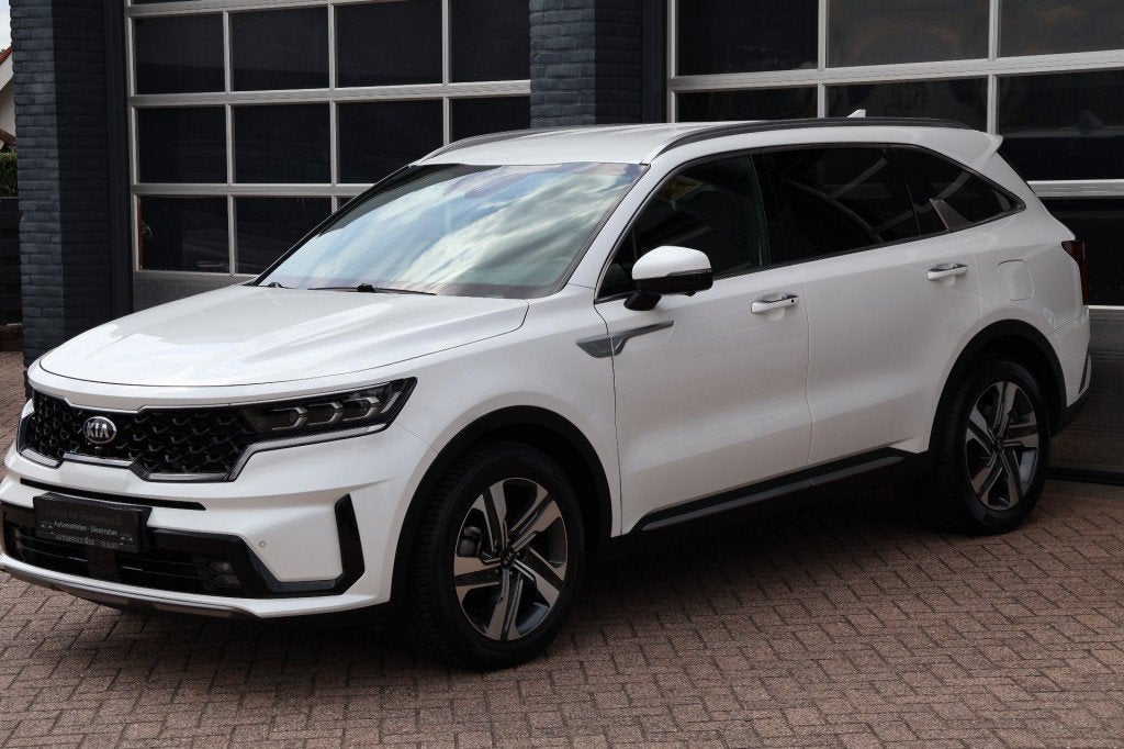 Kia SORENTO 1.6 PHEV $WD Sense, leder, panaramadak, Auto's, Gebruikt, Met garantie (alle), Wit, Leder