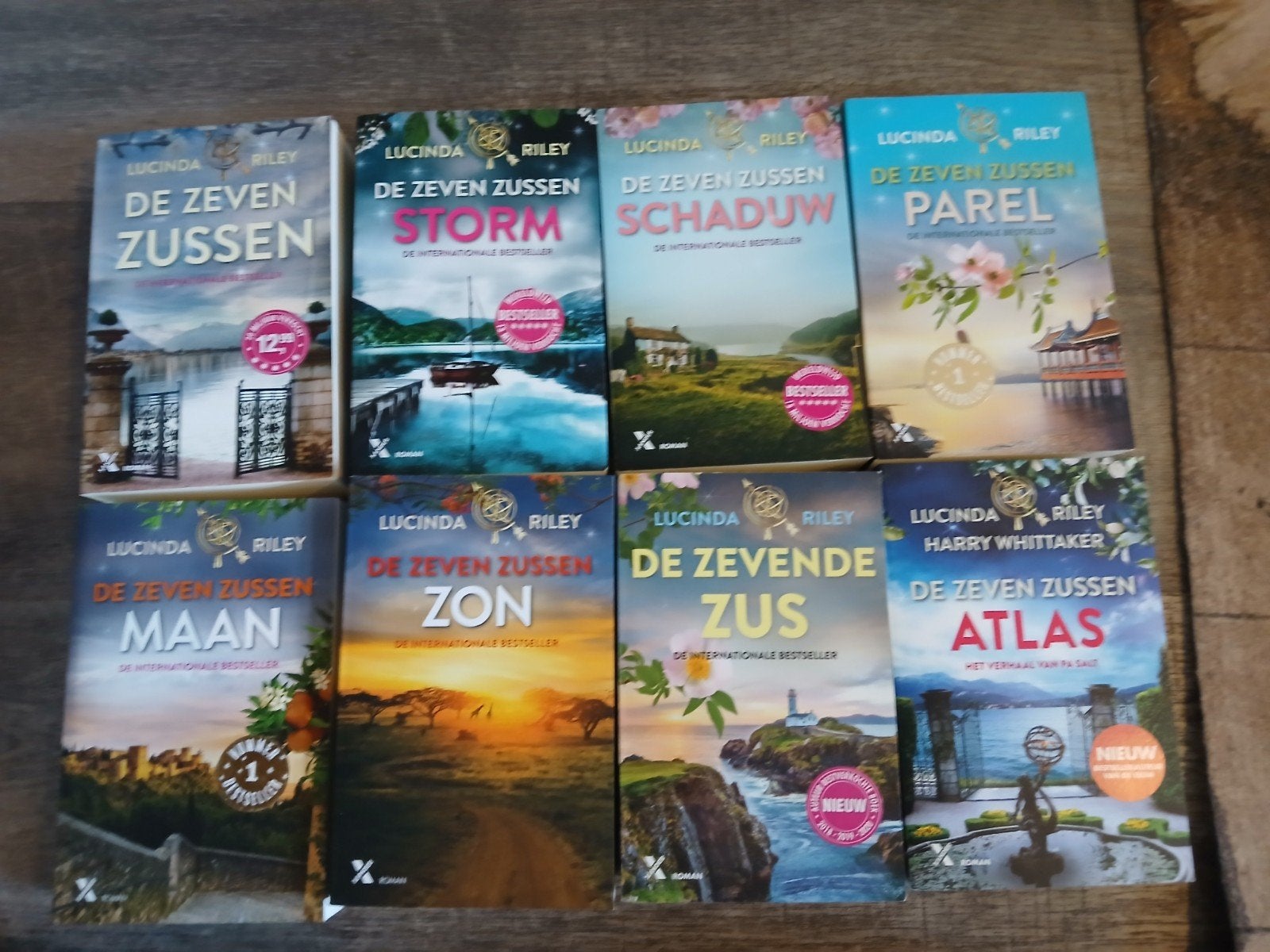 de zeven zussen boeken 8 stuks nieuw ongelezen, Boeken, Verzenden, Nieuw