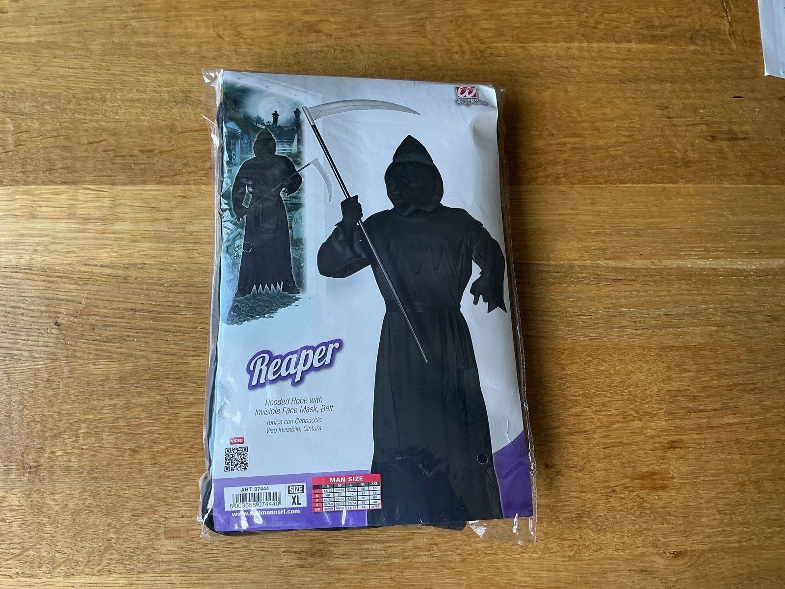 Reaper Halloween Kostuum - Maat XL, Hobby en Vrije tijd, Ophalen of Verzenden, Nieuw, Pak of Jurk