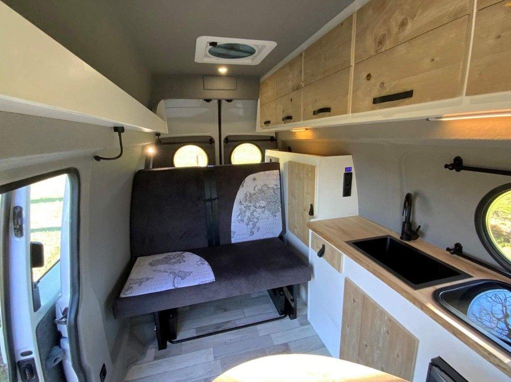 Camperbus VW Transporter T5 4x4 met Bakwagen, Caravans en Kamperen, Campers, Kluisje, Buscamper of Camperbus, Luifel, Volkswagen