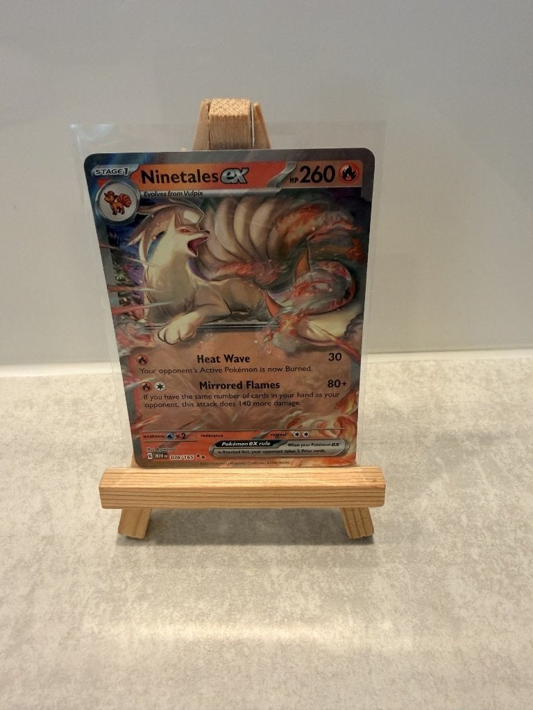** 151 Pokemon - Ninetales EX **, Hobby en Vrije tijd, Verzamelkaartspellen | Pokémon, Ophalen of Verzenden, Zo goed als nieuw