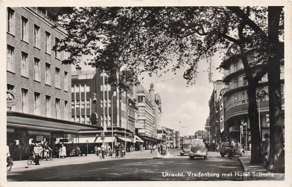 702-323-043 Utrecht Vredenburg Met Hotel Schmitz, Verzenden, Voor 1920, Utrecht