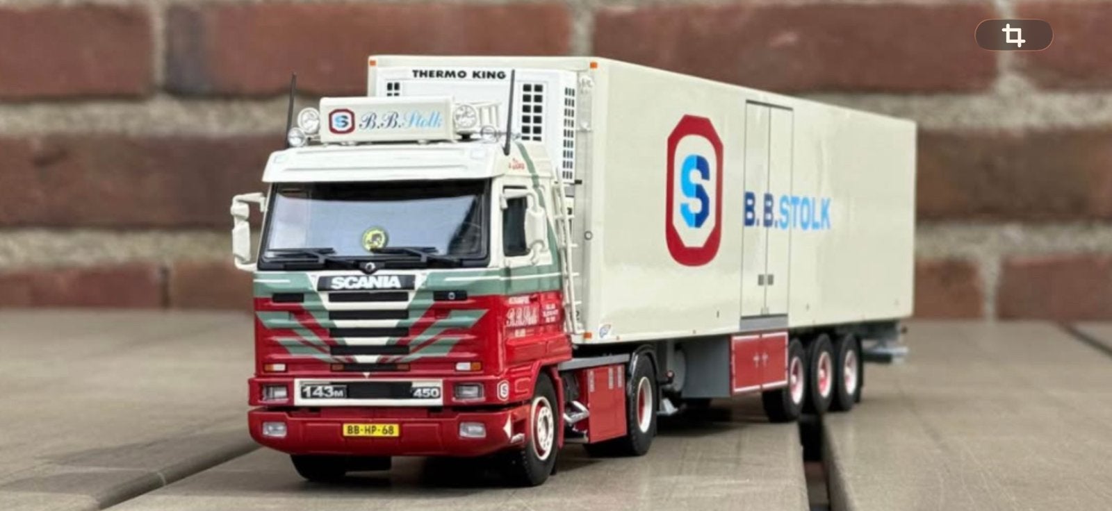 Scania 3 Streamline 143 - 450 van BB Stolk uit De, Ophalen of Verzenden, Zo goed als nieuw, Bus of Vrachtwagen, Wsi