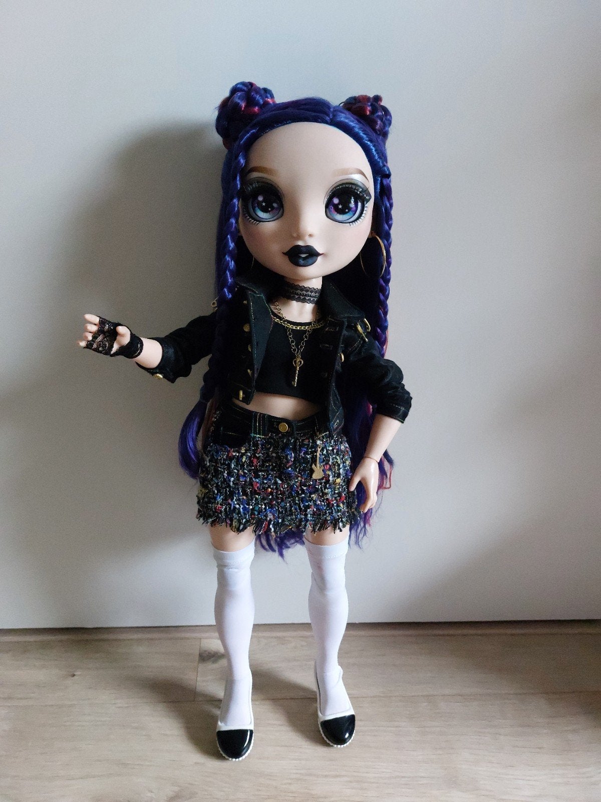 rainbow high grote amaya raine pop custom, Verzamelen, Poppen, Ophalen of Verzenden, Zo goed als nieuw, Pop