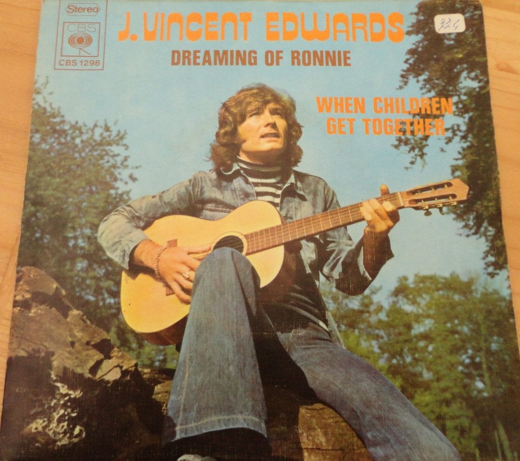 J.Vincent Edwards > Dreaming of Ronnie, Ophalen of Verzenden, Gebruikt, 7 inch, Nederlandstalig