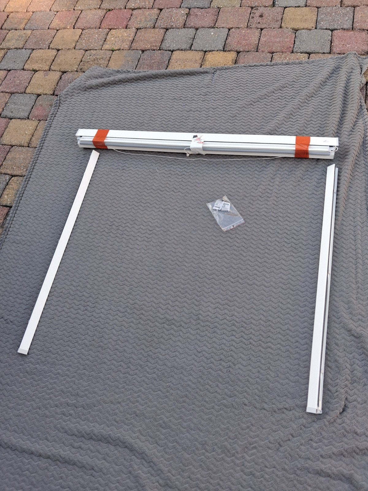 Roto rolgordijn voor dakraam 114x98 - zwart/grijs, Ophalen of Verzenden