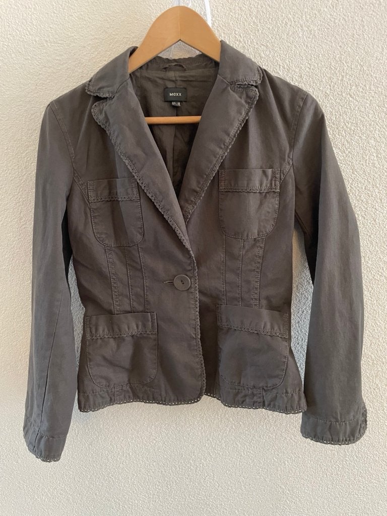 Dames blazer, lichtbruin maat 38 Mexx, Kleding | Dames, Jasjes, Kostuums en Pakken, Maat 38/40 (M), Mexx, Bruin, Ophalen of Verzenden