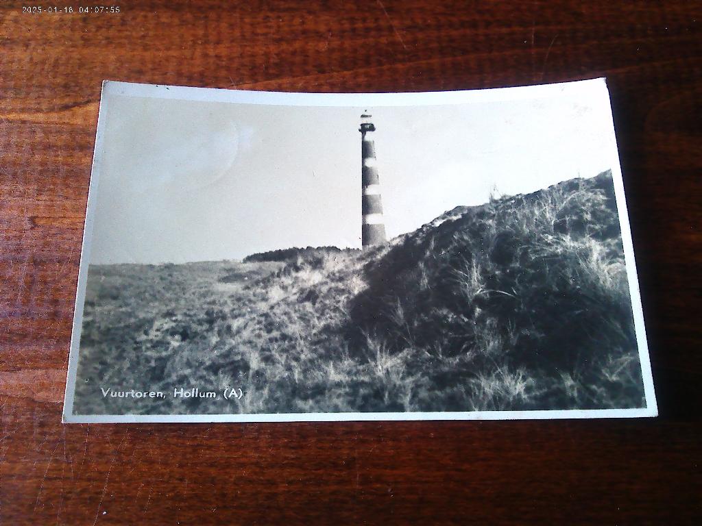 A34 - Ameland - Hollum - Vuurtoren - Mooi/Oud, Verzamelen, Ansichtkaarten | Nederland, Waddeneilanden, Ophalen of Verzenden