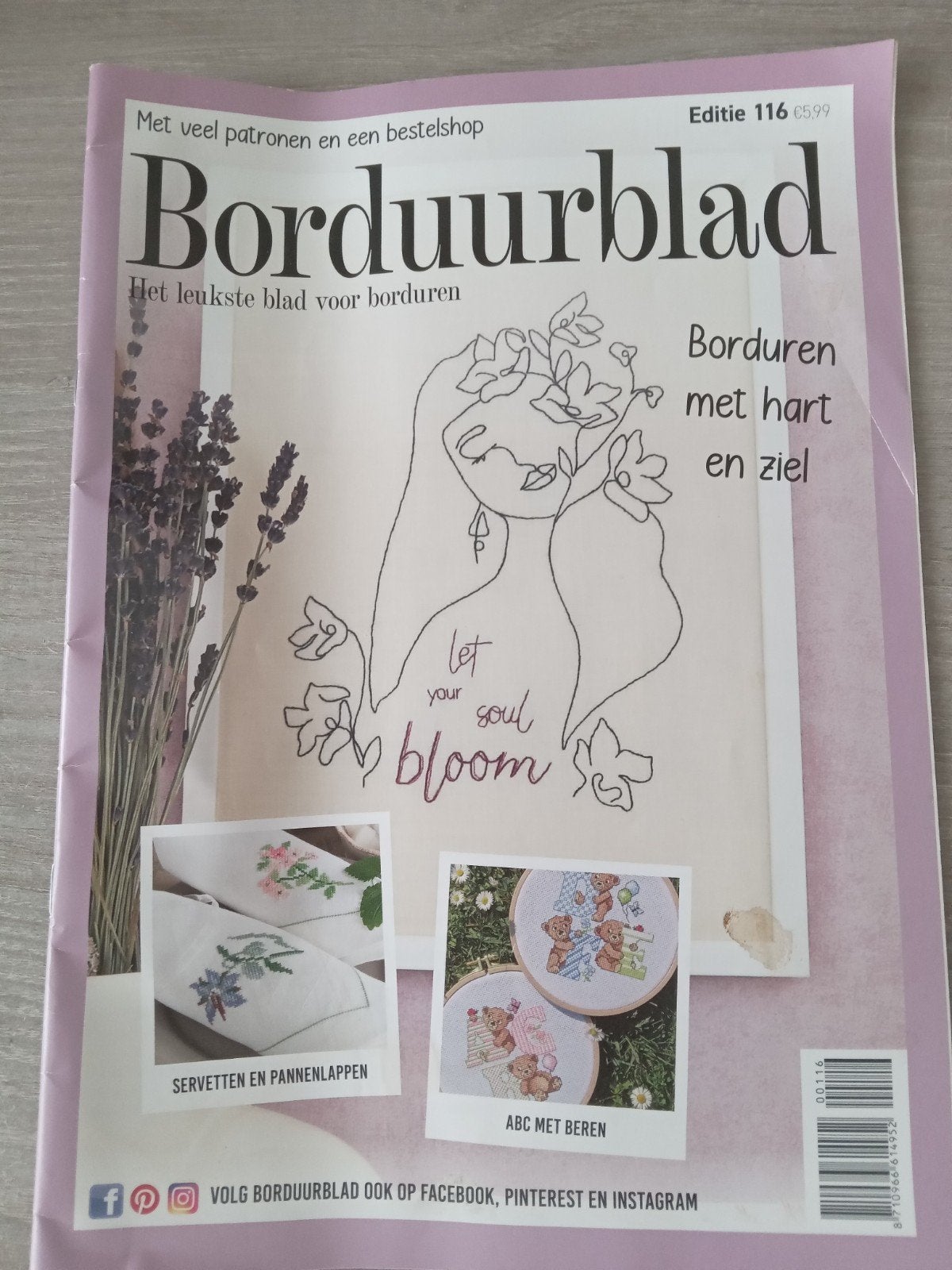 Borduurblad Editie 116 - Patronen en Bestelshop, Hobby en Vrije tijd, Borduren en Borduurmachines, Ophalen of Verzenden, Patroon