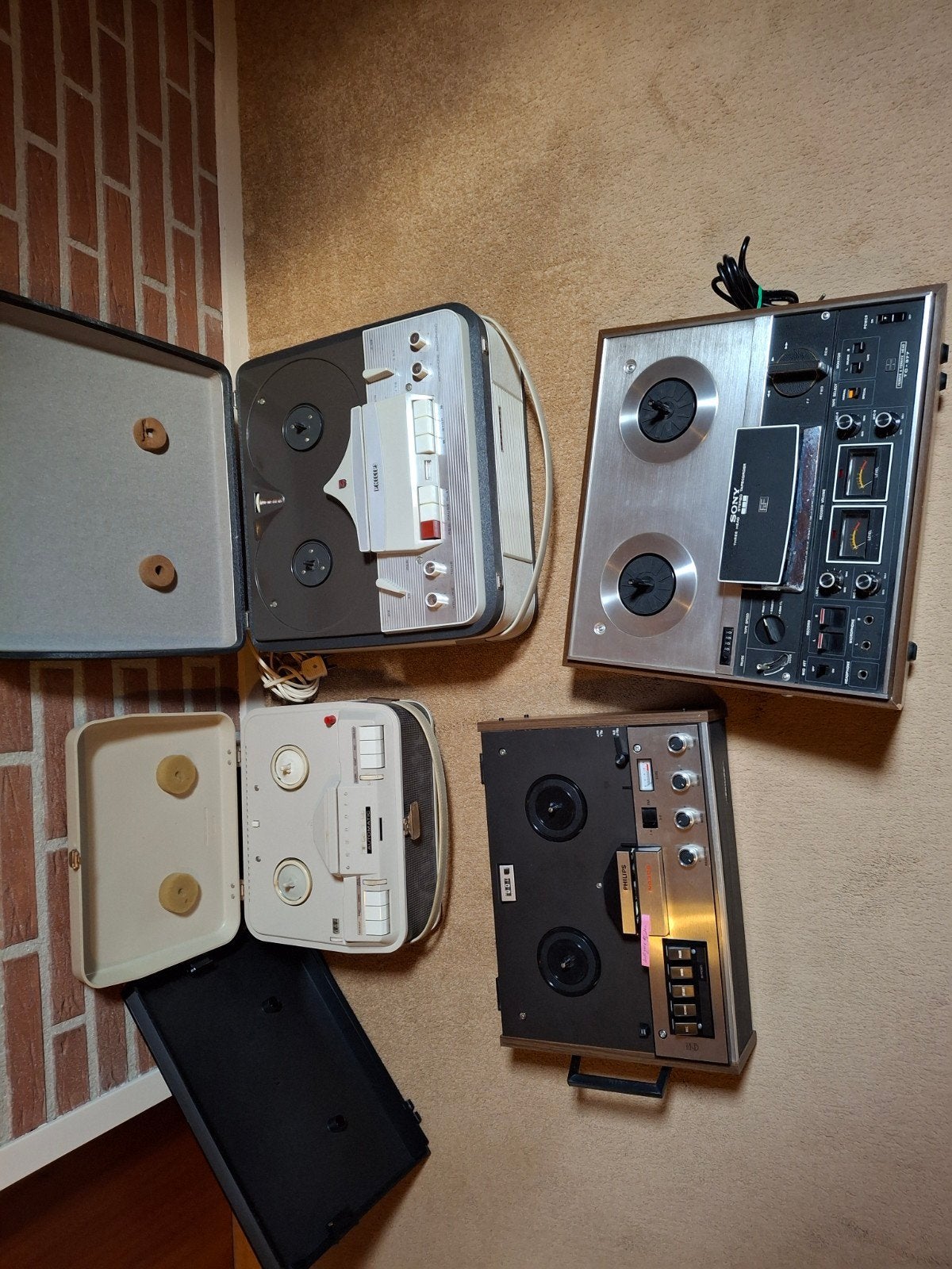 4 tal bandrecorders, Audio, Tv en Foto, Bandrecorders, Ophalen, Bandrecorder