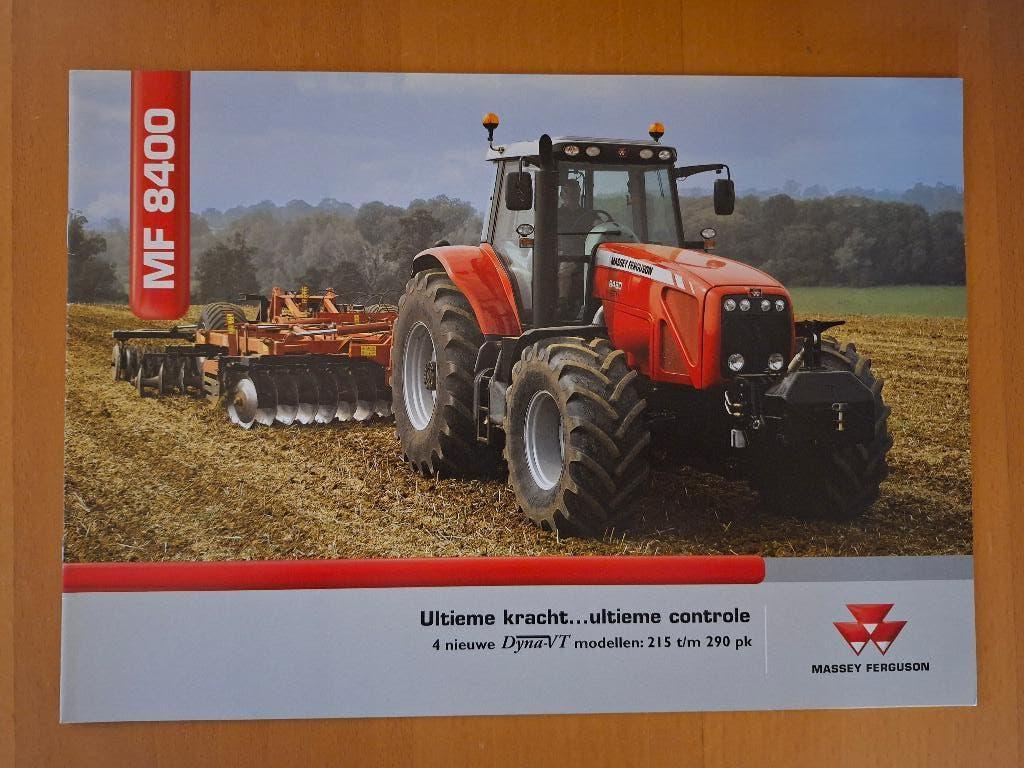 Folder MF 8400 Ultieme kracht... ultieme controle, Boeken, Verzenden, Gelezen, Tractor en Landbouw