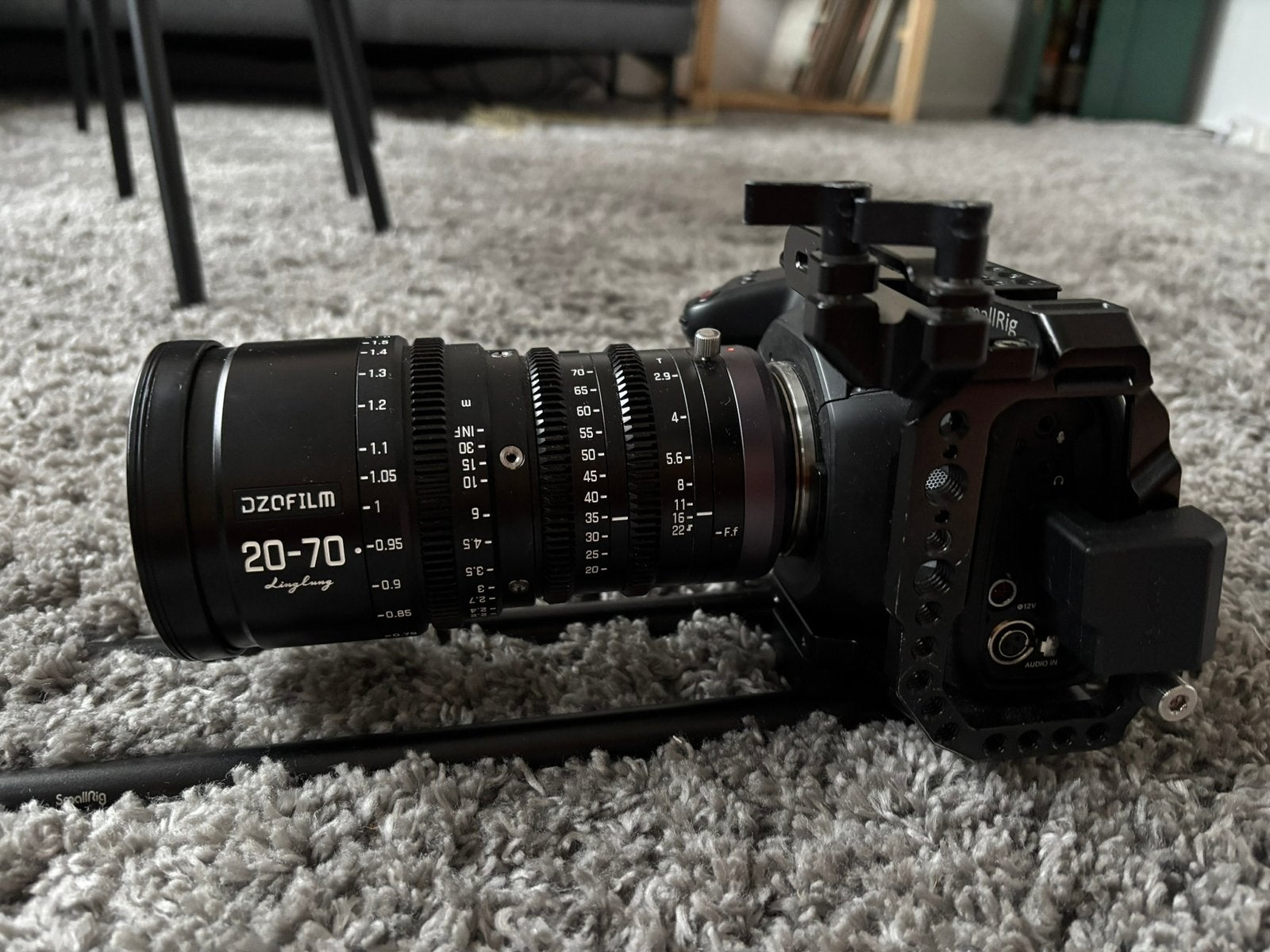 Blackmagic Cinema Camera 4K MFT met SmallRig Cage, Overige merken, Full HD, Gebruikt, Ophalen of Verzenden