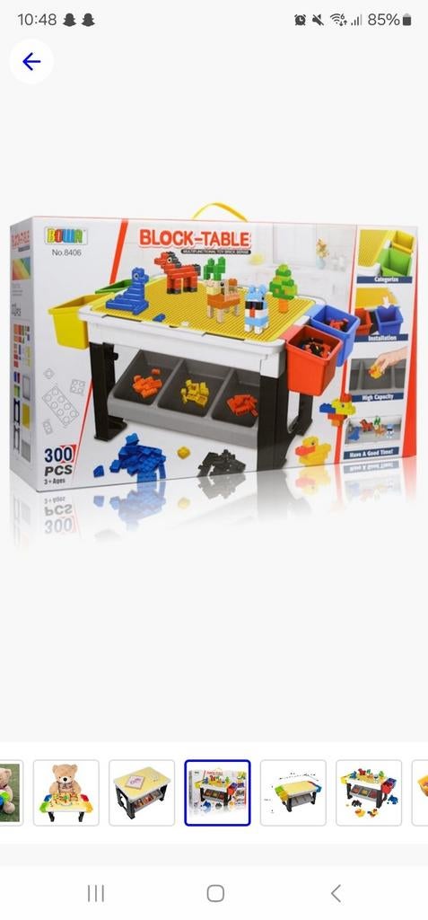Leuke Lego tafel voor de kleintjes, Kinderen en Baby's, Kinderkamer | Tafels en Stoelen, Nieuw, Tafel(s), Ophalen of Verzenden