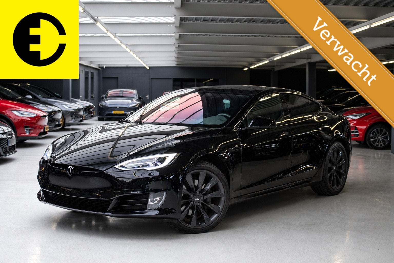 Tesla Model S 100D | Pano | Stoelverwarming | Stoelverwarmin, Auto's, Gebruikt, 110 €/maand, Model S, Zwart