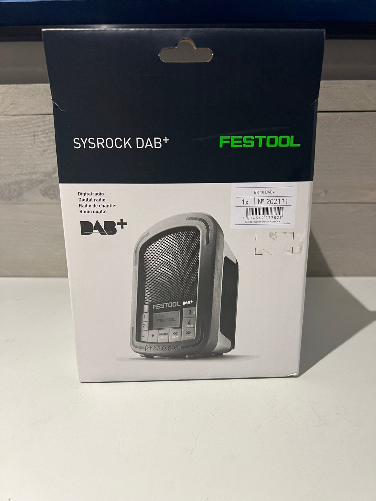 Festool BR10 DAB+ SYSRock Bouwradio (in Tas), Nieuw, Ophalen of Verzenden, Nvt, Nvt