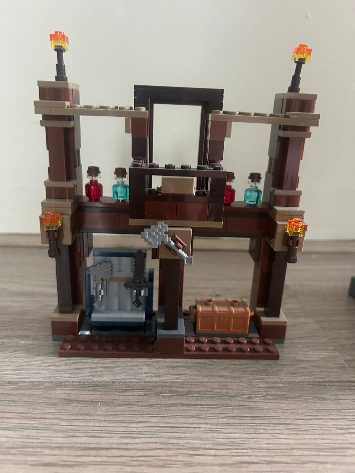 LEGO Minecraft movie de arena bij bet boslandshuis., Ophalen of Verzenden, Zo goed als nieuw, Overige merken