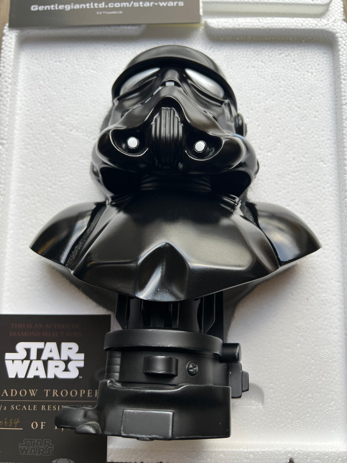 Star Wars Shadow Trooper 1/2 Scale Resin Bust Limited Editio, Verzamelen, Speelgoed, Zo goed als nieuw, Ophalen of Verzenden