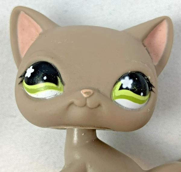 Littlest Pet Shop Hasbro LPS #467 Kat Grijs Groene ogen, Coolsingel 104, 3011 AG Rotterdam, Netherlands, Verzenden, Zo goed als nieuw