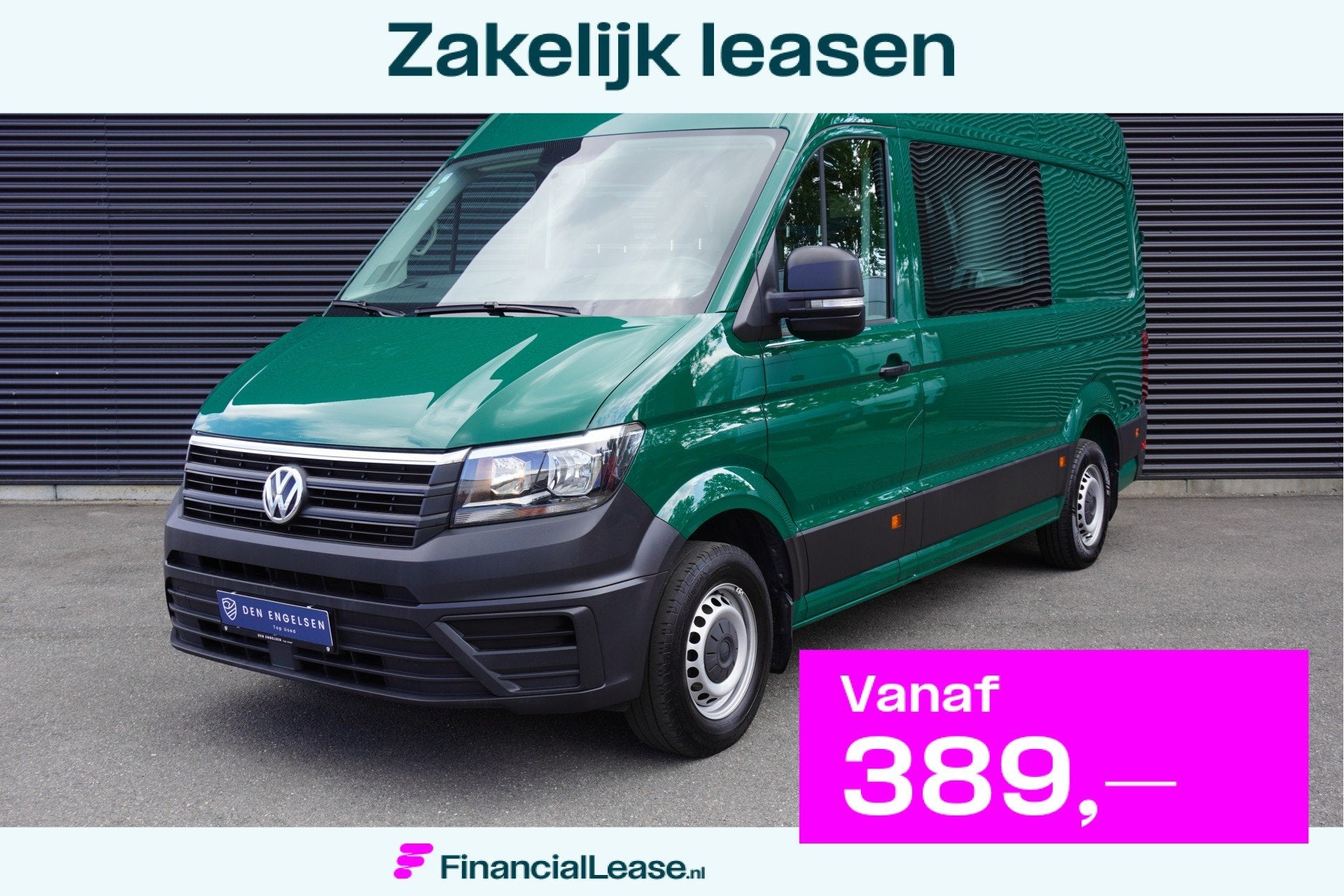 Volkswagen Crafter 140pk L3H3/L2H2 Dubbele cabine 7 persoons, Voorwielaandrijving, Stof, Gebruikt, 4 cilinders