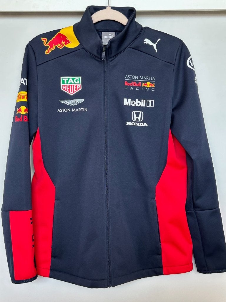 Puma Red Bull Racing F1 team dames softshell jas maat L, Ophalen of Verzenden, Zo goed als nieuw, Puma, Blauw