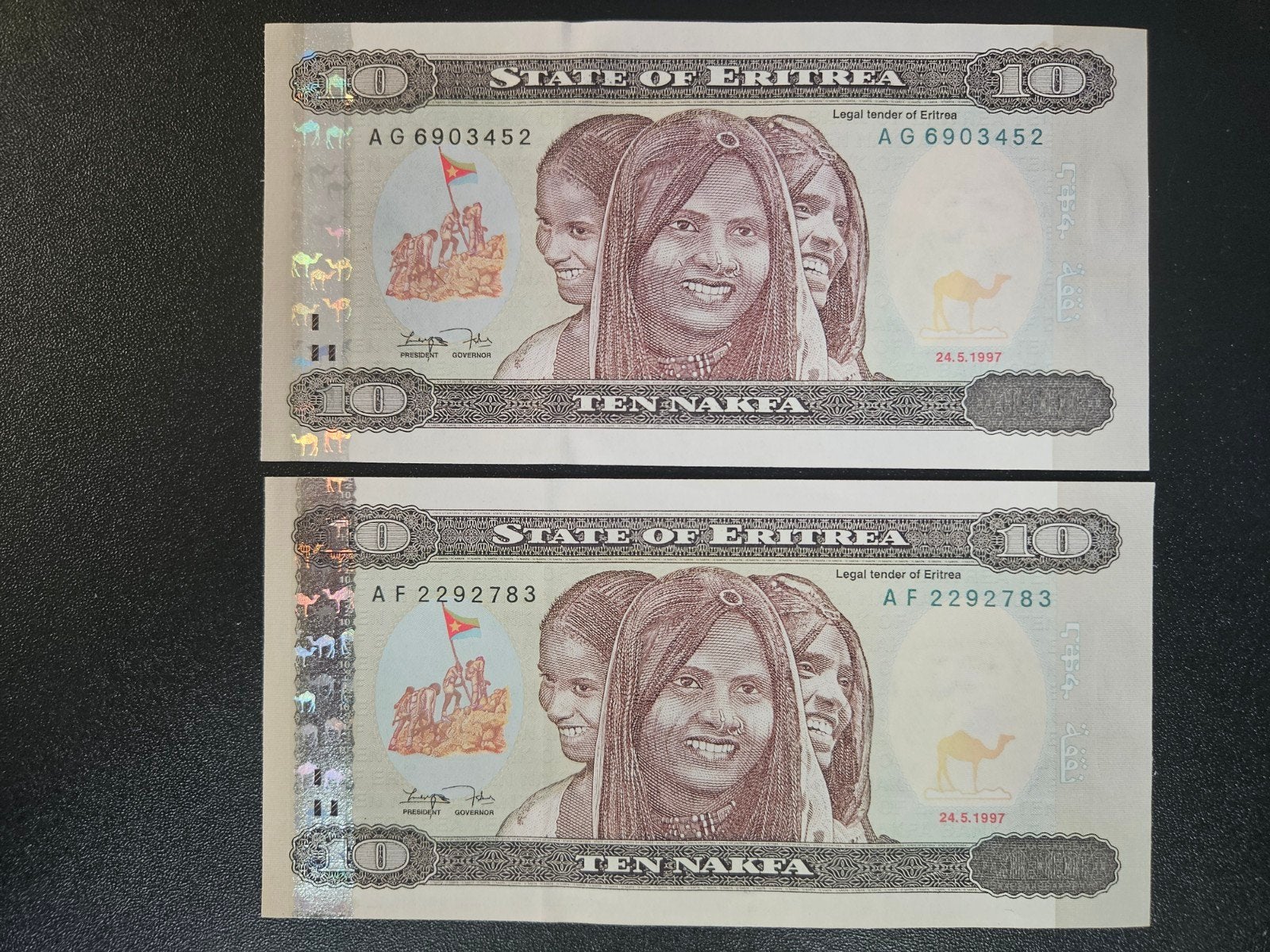Eritrea pick 3 1997 UNC, Postzegels en Munten, Bankbiljetten | Afrika, Ophalen of Verzenden, Overige landen, Los biljet