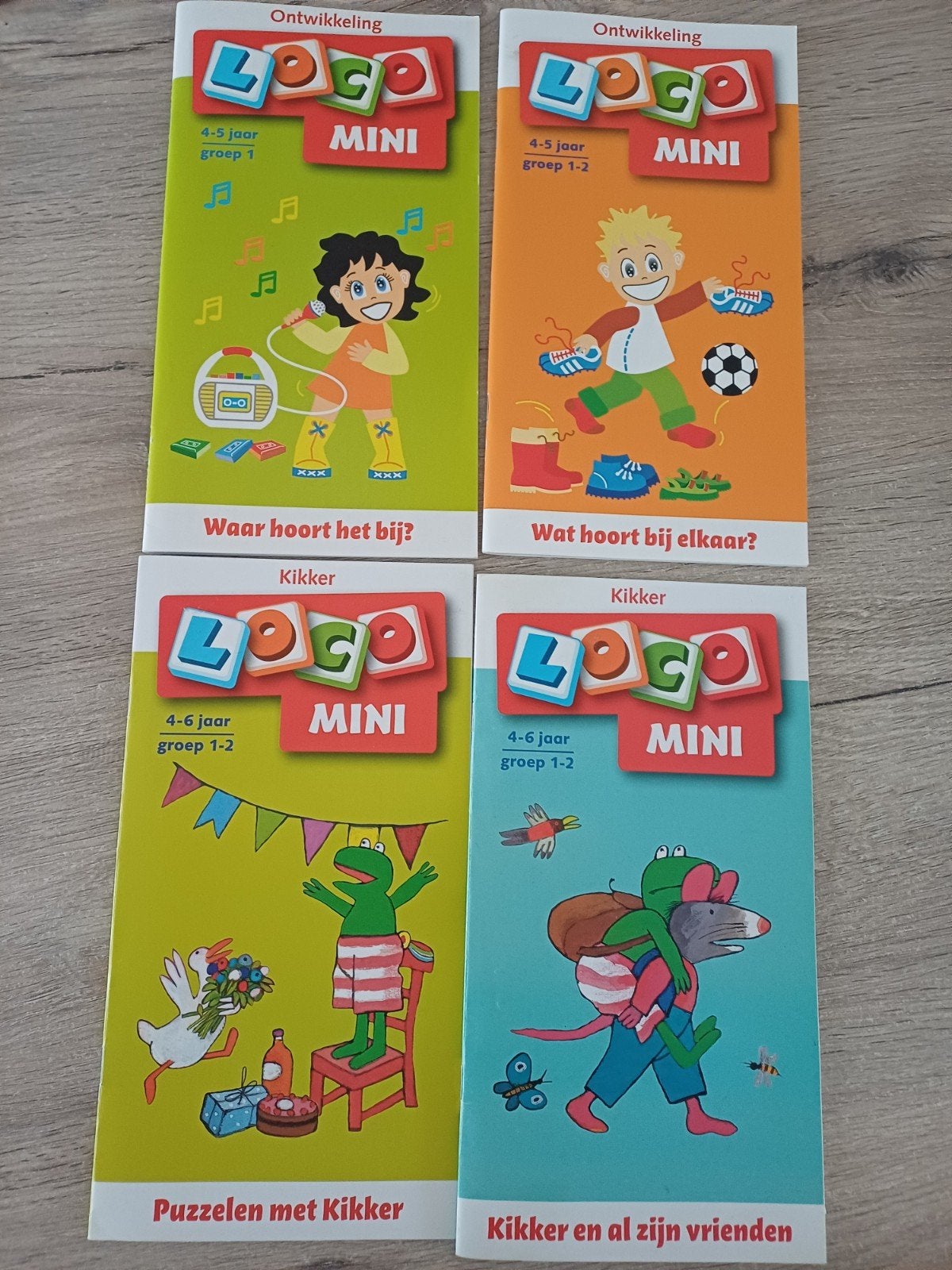 Mini Loco boekjes / 4 stuks, Ophalen of Verzenden, Zo goed als nieuw, Puzzelen
