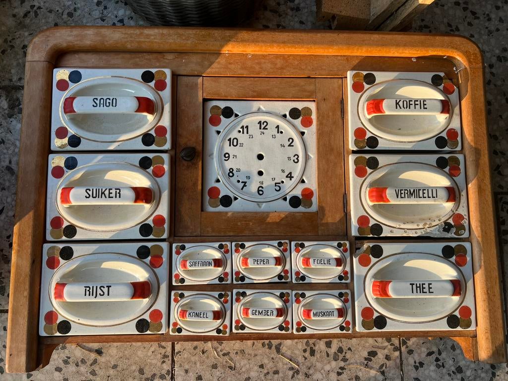 Vintage kruidenrek, Antiek en Kunst, Antiek | Keukenbenodigdheden, Ophalen of Verzenden