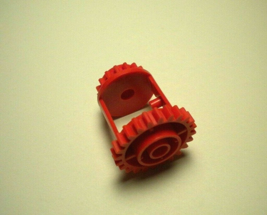 2 technic Lego tandwiel differentieel rood, Lego, Ophalen of Verzenden, Zo goed als nieuw, Technic