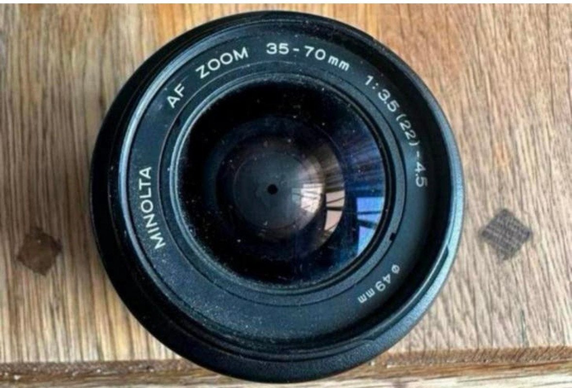 Minolta AF zoom 0,5m/1.6 ft  lens AF 35-70, Ophalen of Verzenden, Gebruikt, Minolta