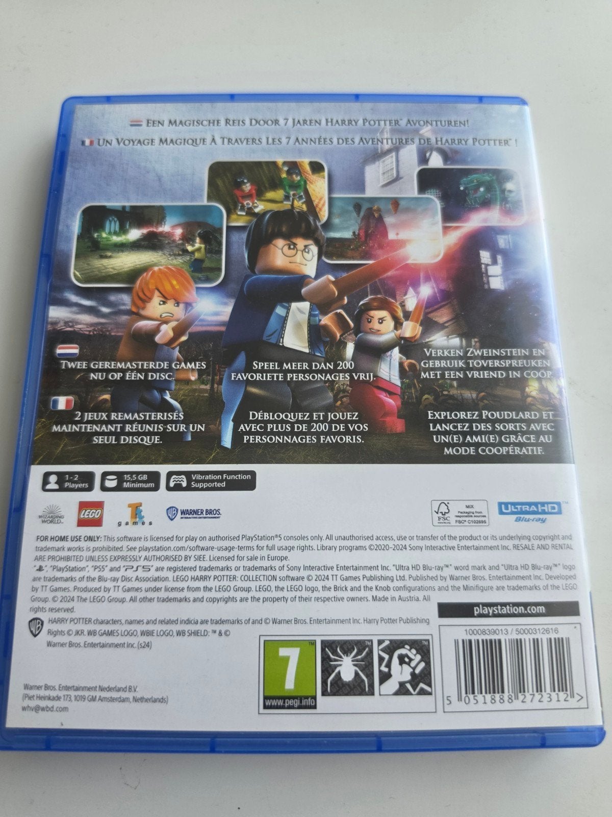 LEGO Harry Potter Collection voor Playstation 5 Lees Goed, Avontuur en Actie, 1 speler, Eén computer, Ophalen of Verzenden