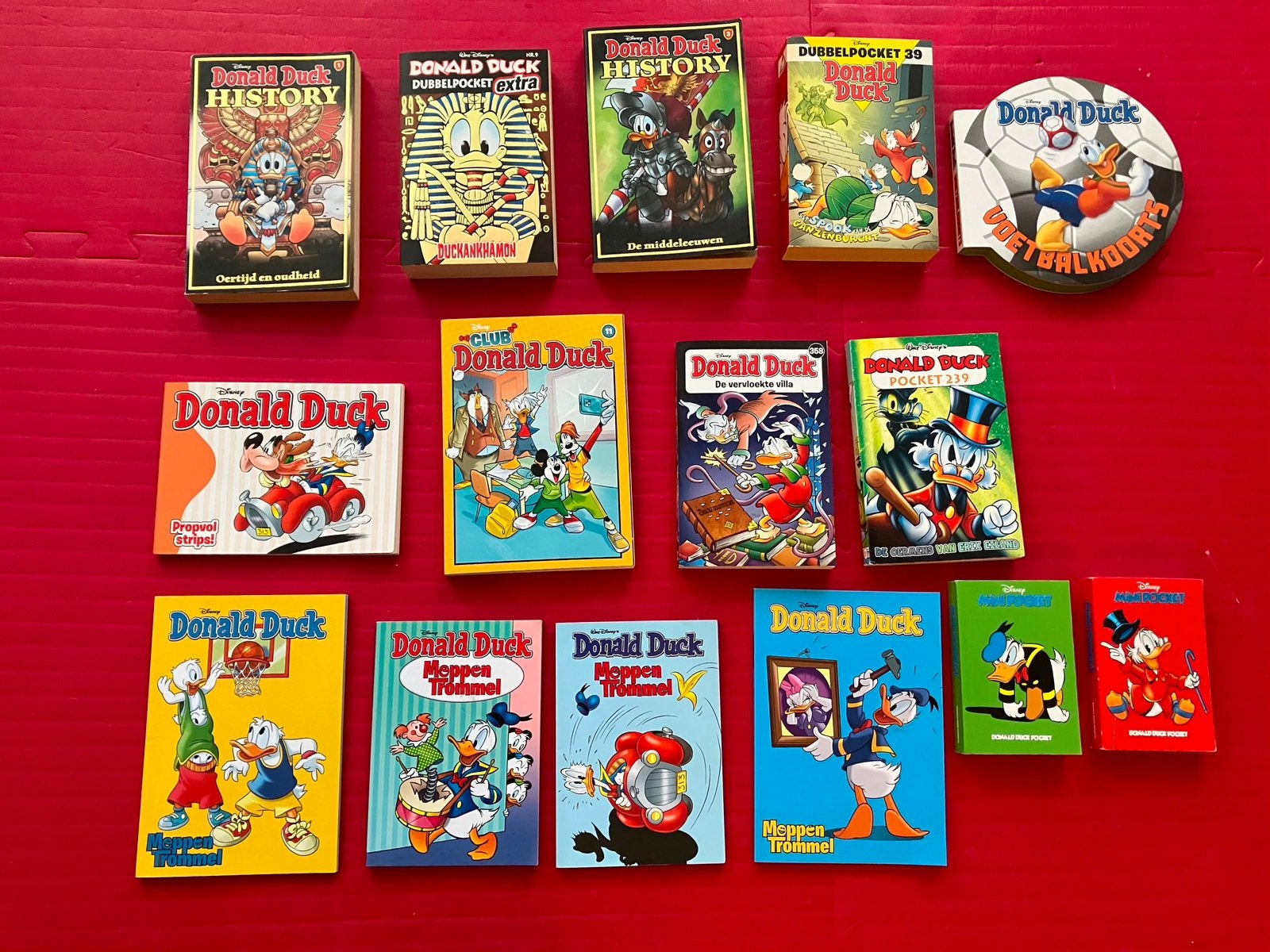 Donald Duck pockets & moppentrommels, Meerdere stripboeken, Ophalen, Gelezen
