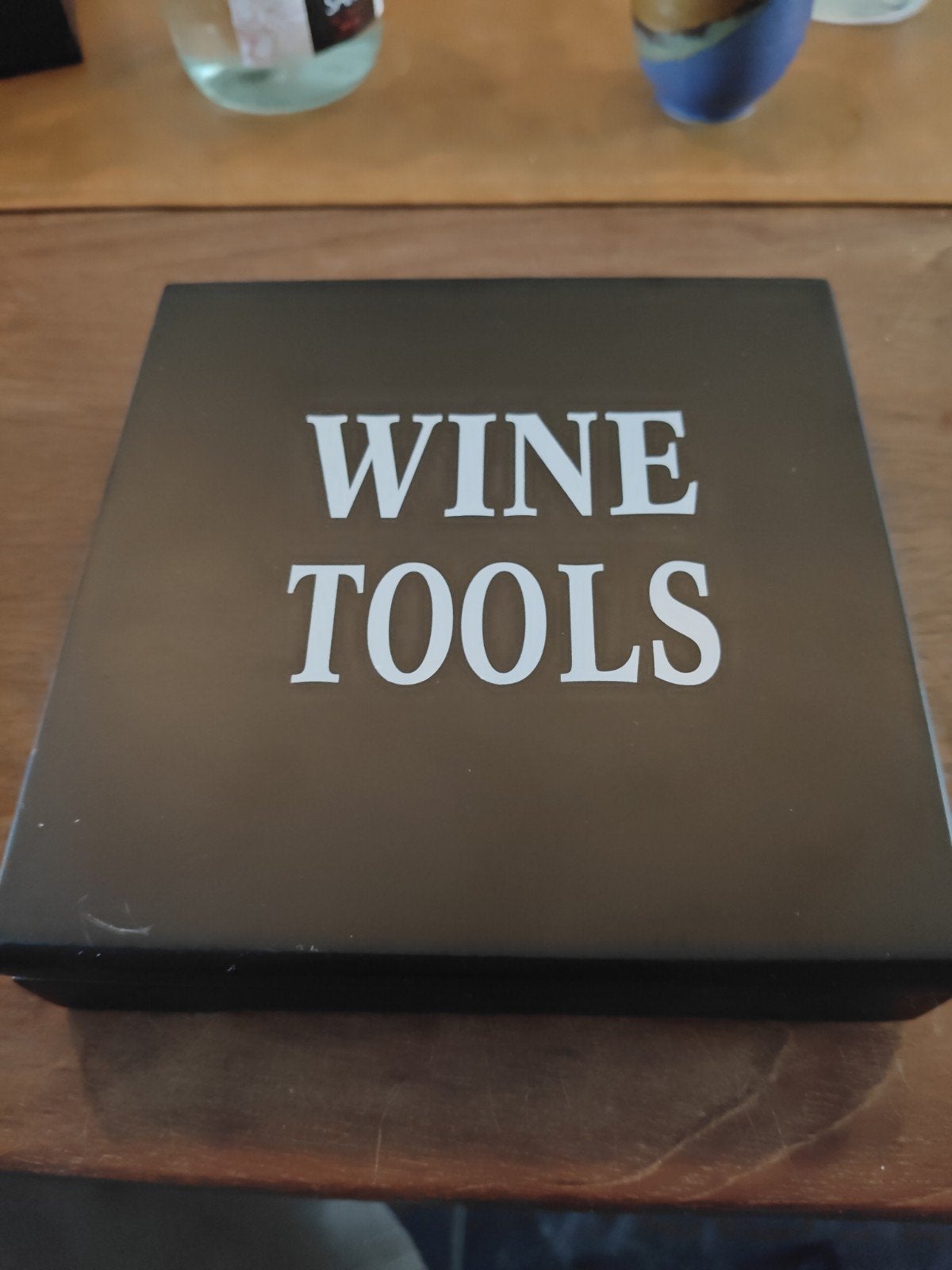 Luxe Wijnset - Nieuw in Doos, Ophalen of Verzenden, Nieuw, Zwart, Metaal