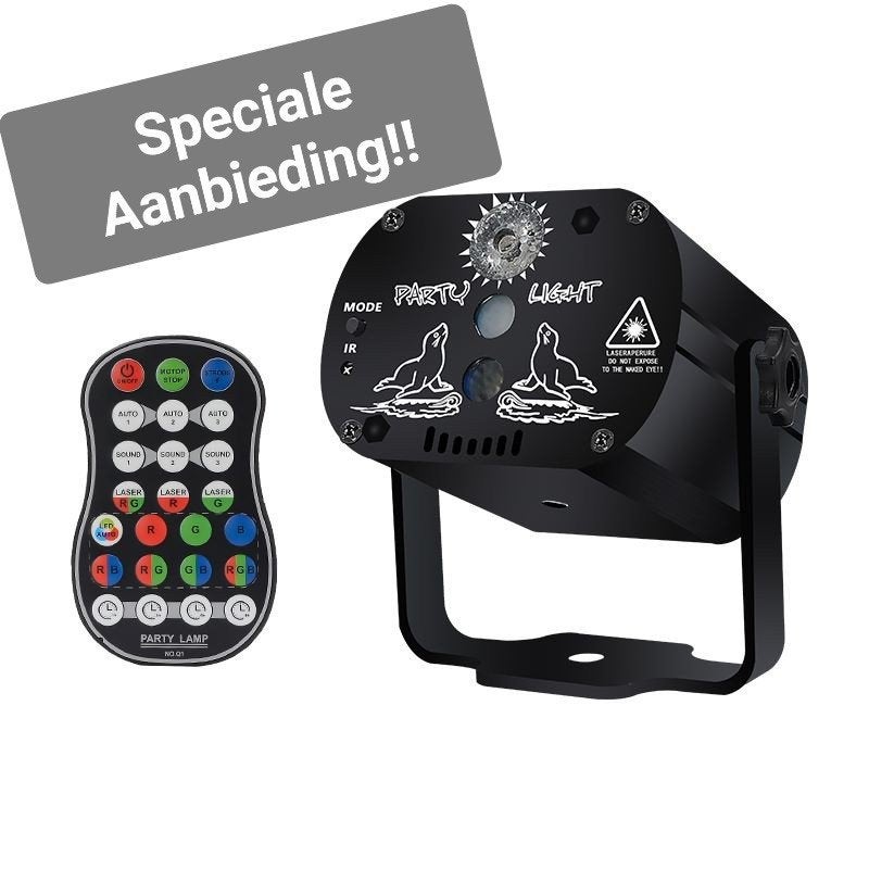 LED Laser Projector - Disco Light - Disco Lamp, Muziek en Instrumenten, Licht en Laser, Ophalen of Verzenden, Nieuw, Laser, Geluidgestuurd