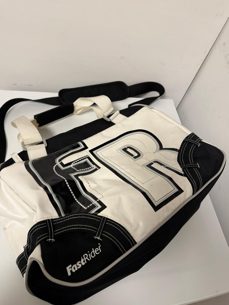 FastRider Fietstas / Shopper 18L Wit/Zwart, Ophalen of Verzenden, Gebruikt