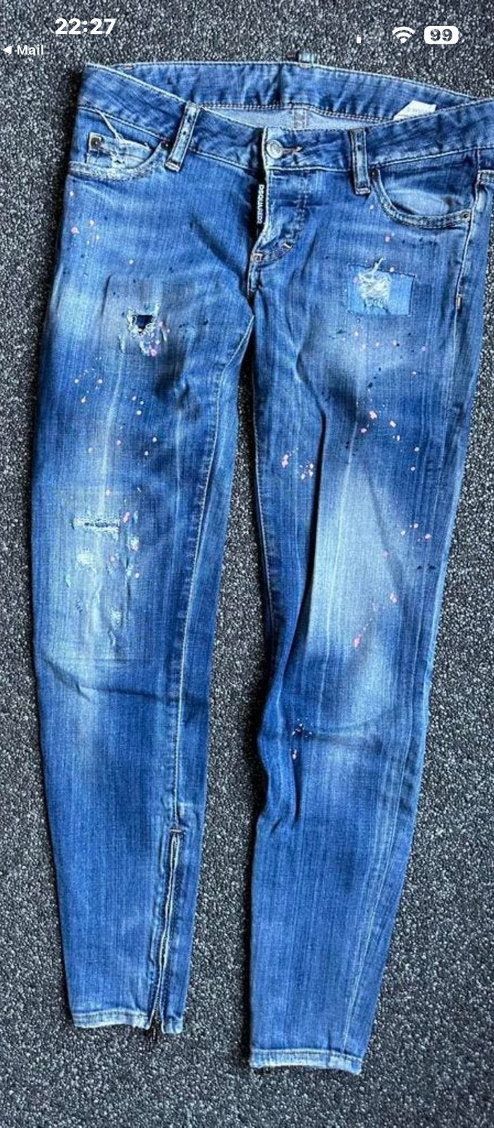 Dsquared 2 maat 38, super jeans, Ophalen of Verzenden, Zo goed als nieuw, Blauw, W30 - W32 (confectie 38/40)