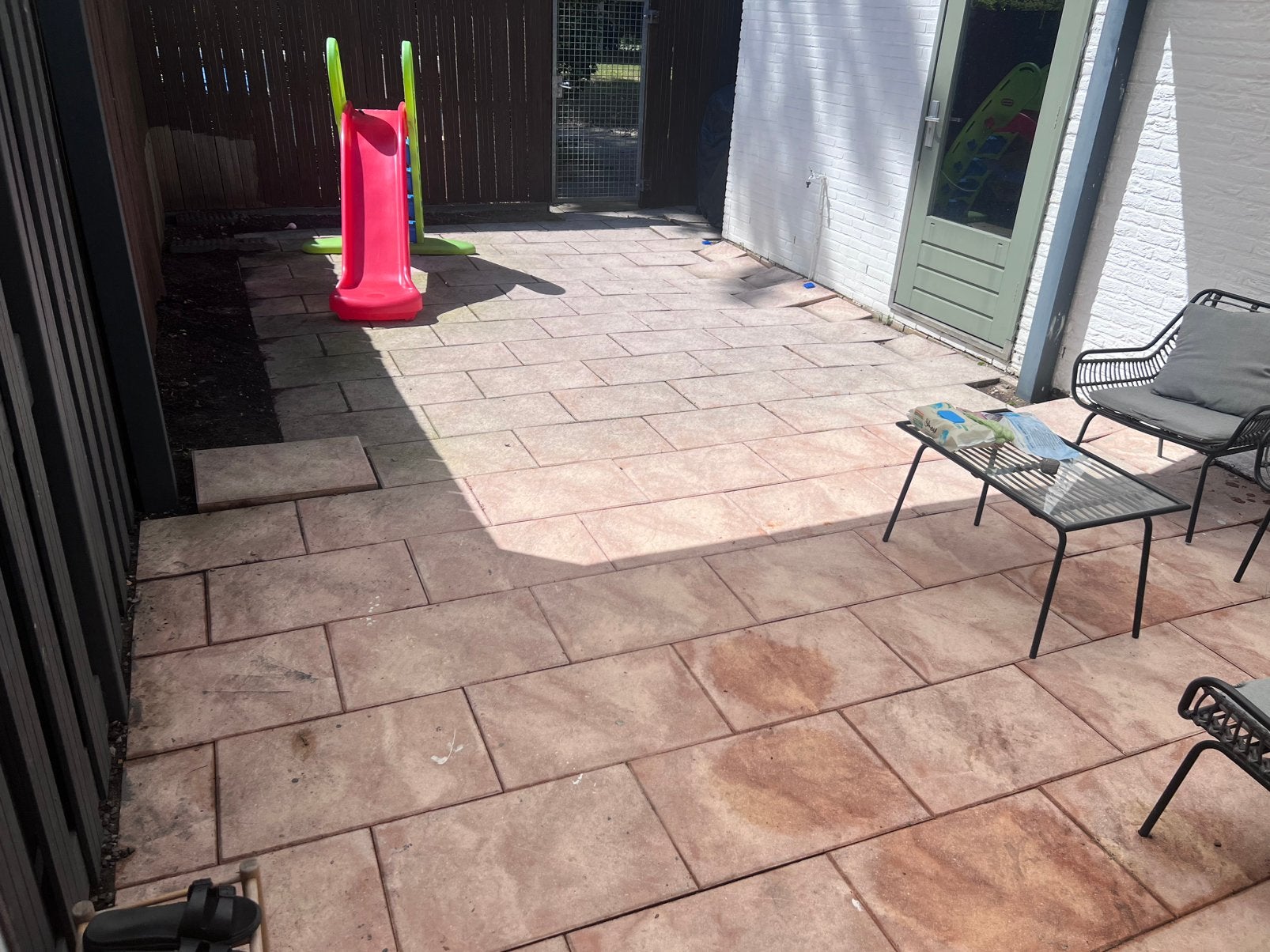 Tegels, Ophalen, Zo goed als nieuw, Beton, Terrastegels