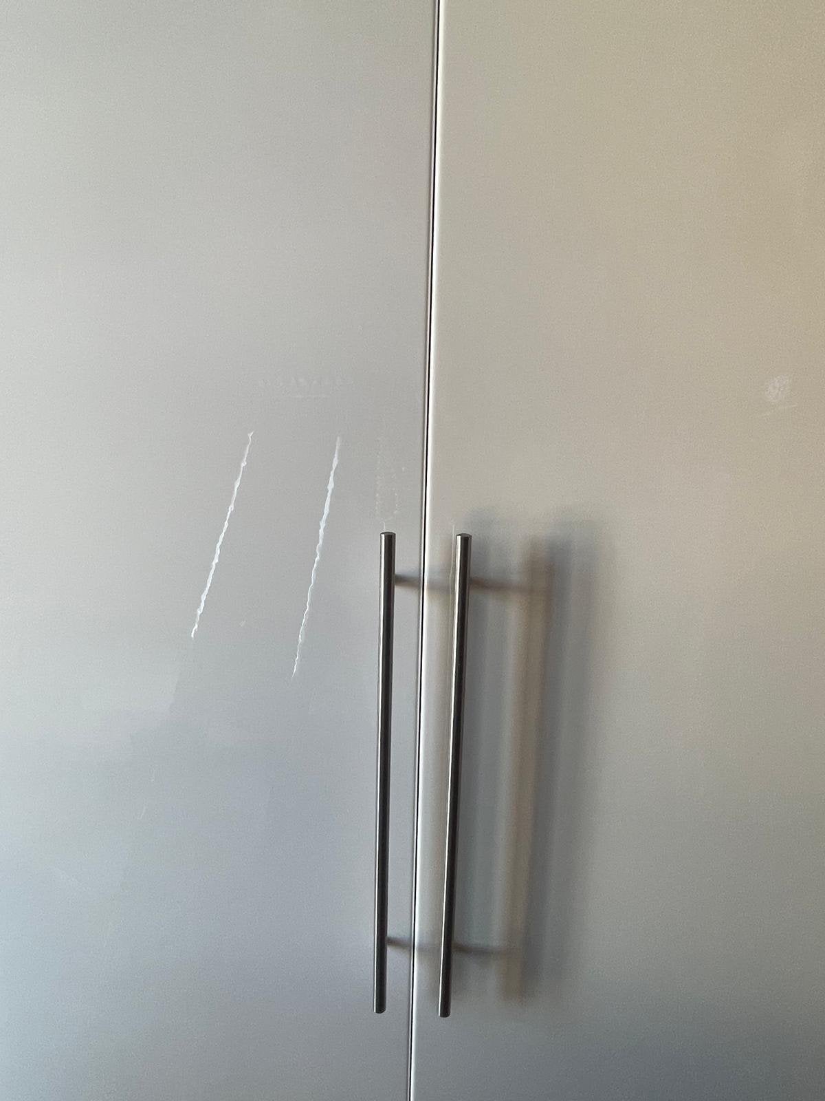 4X Pax hoogglans deuren inclusief scharnieren, Huis en Inrichting, Kasten | Kledingkasten, Ophalen, Kunststof, Gebruikt, 200 cm of meer