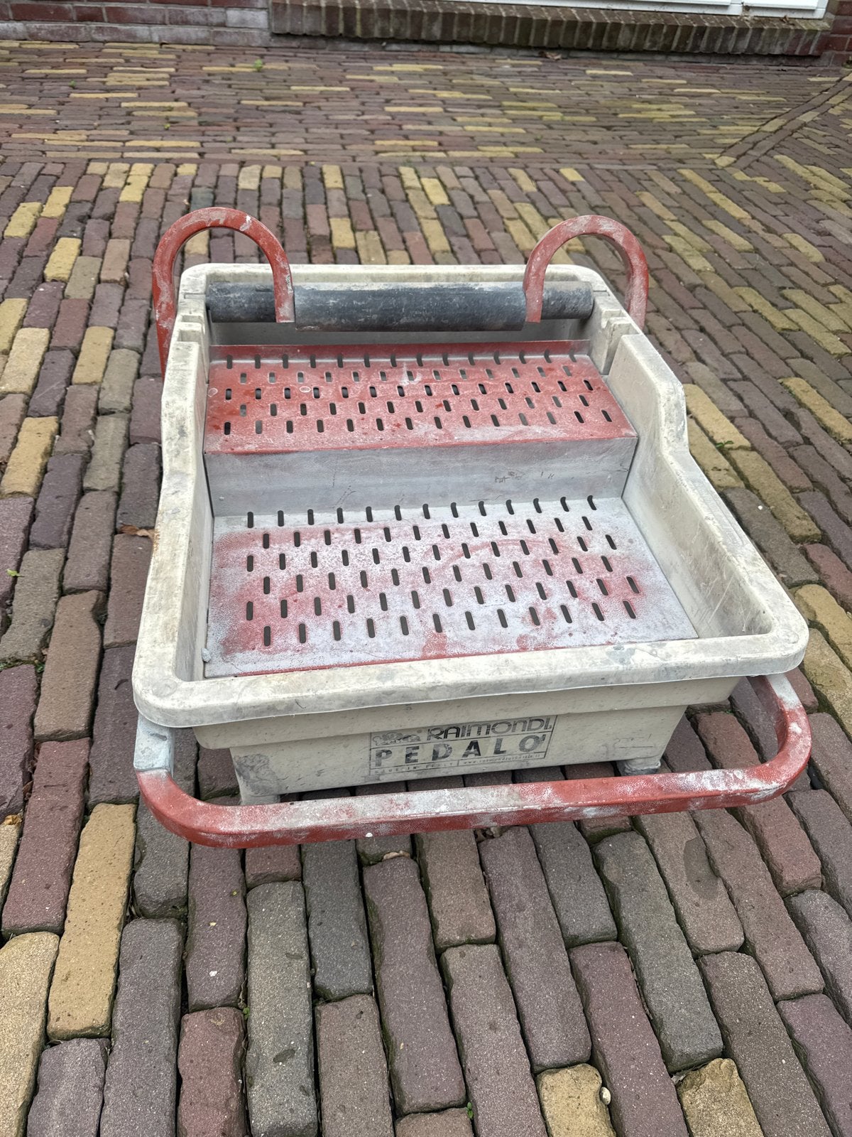 Raimondi Pedalo tegelwasbak, Ophalen, Gebruikt