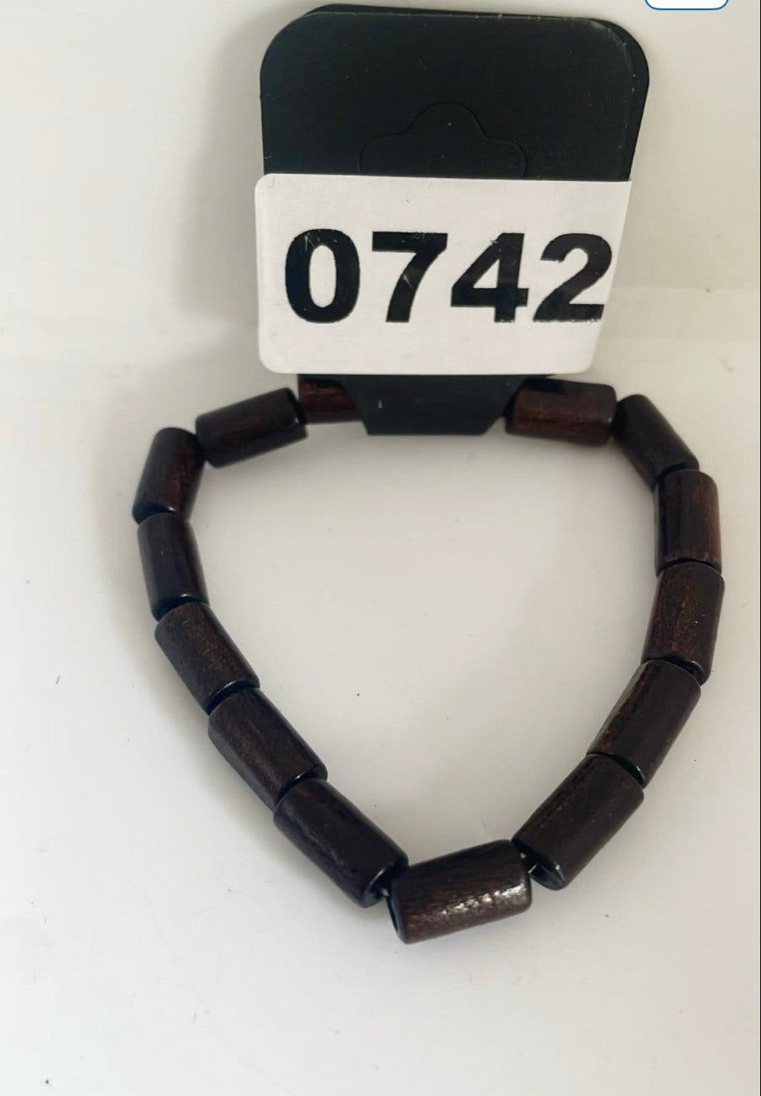 Nieuwe houten kralen armband - Donkerbruin, Verzenden, Nieuw, Bruin, Hout