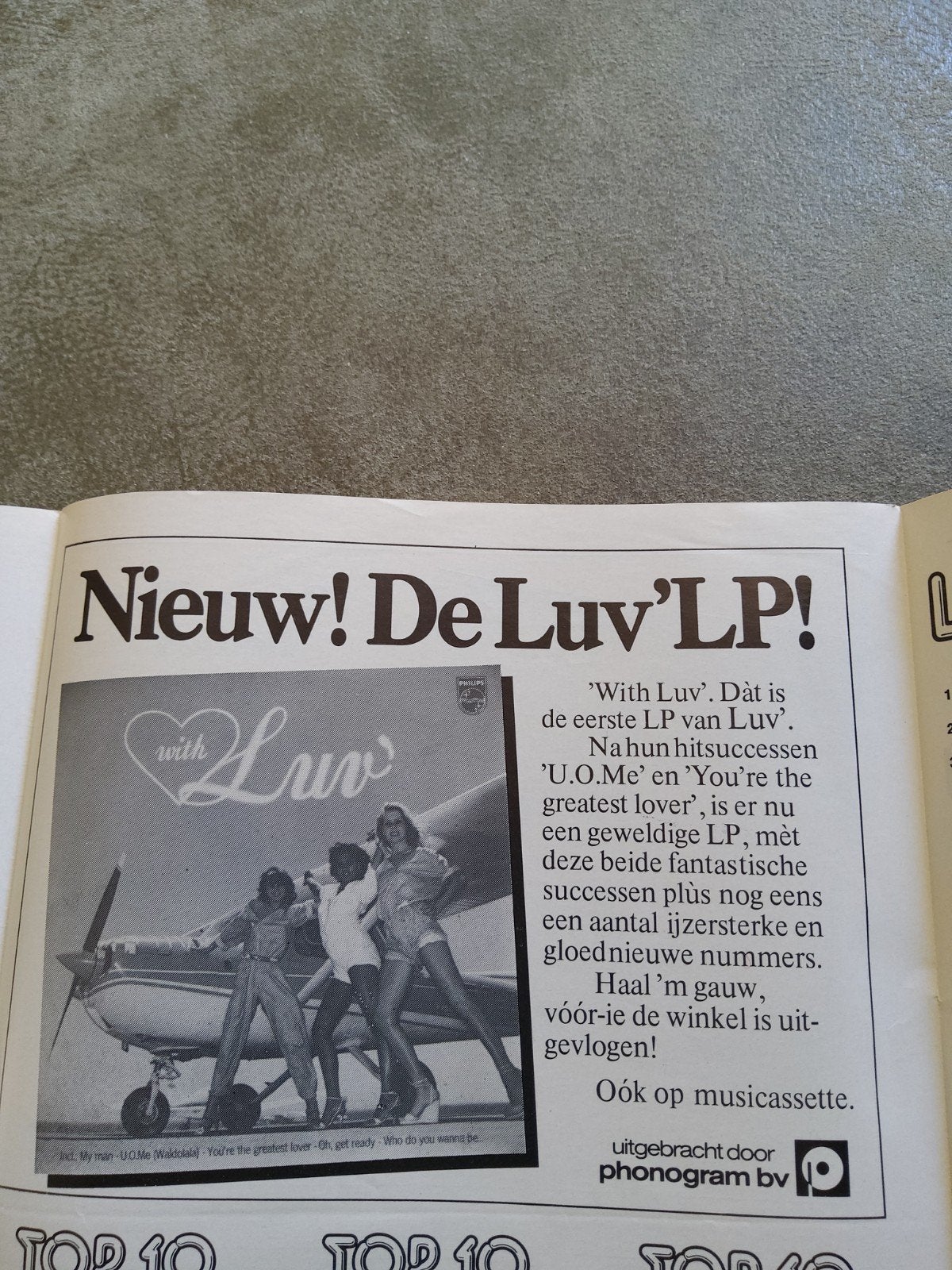 Luv, Ophalen of Verzenden, Boek, Tijdschrift of Artikel