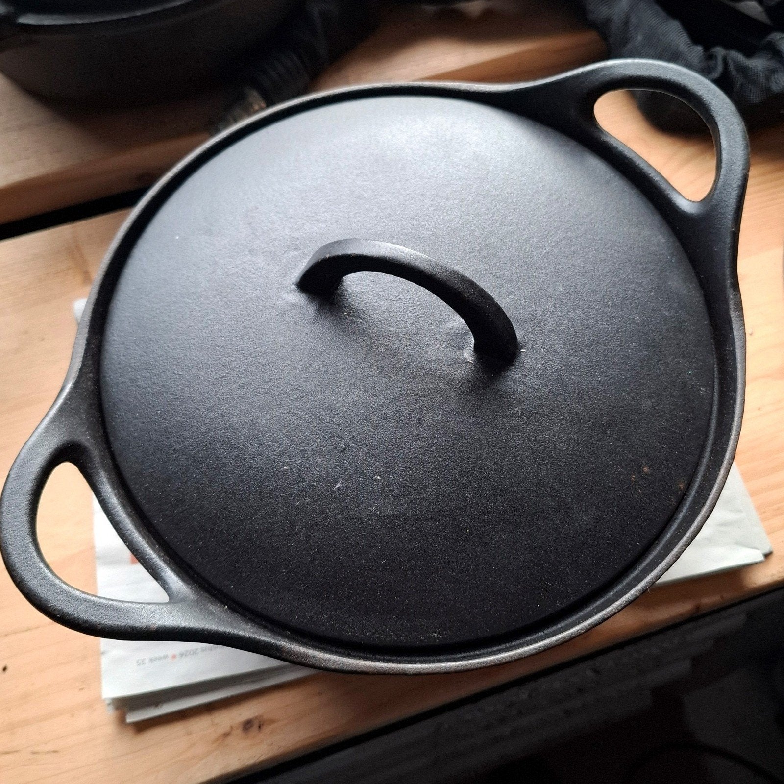 Hackman 25 Braadpan Dutch Oven - Zo goed als nieuw, Geschikt voor barbecue, Ophalen of Verzenden, Zo goed als nieuw, Overige merken
