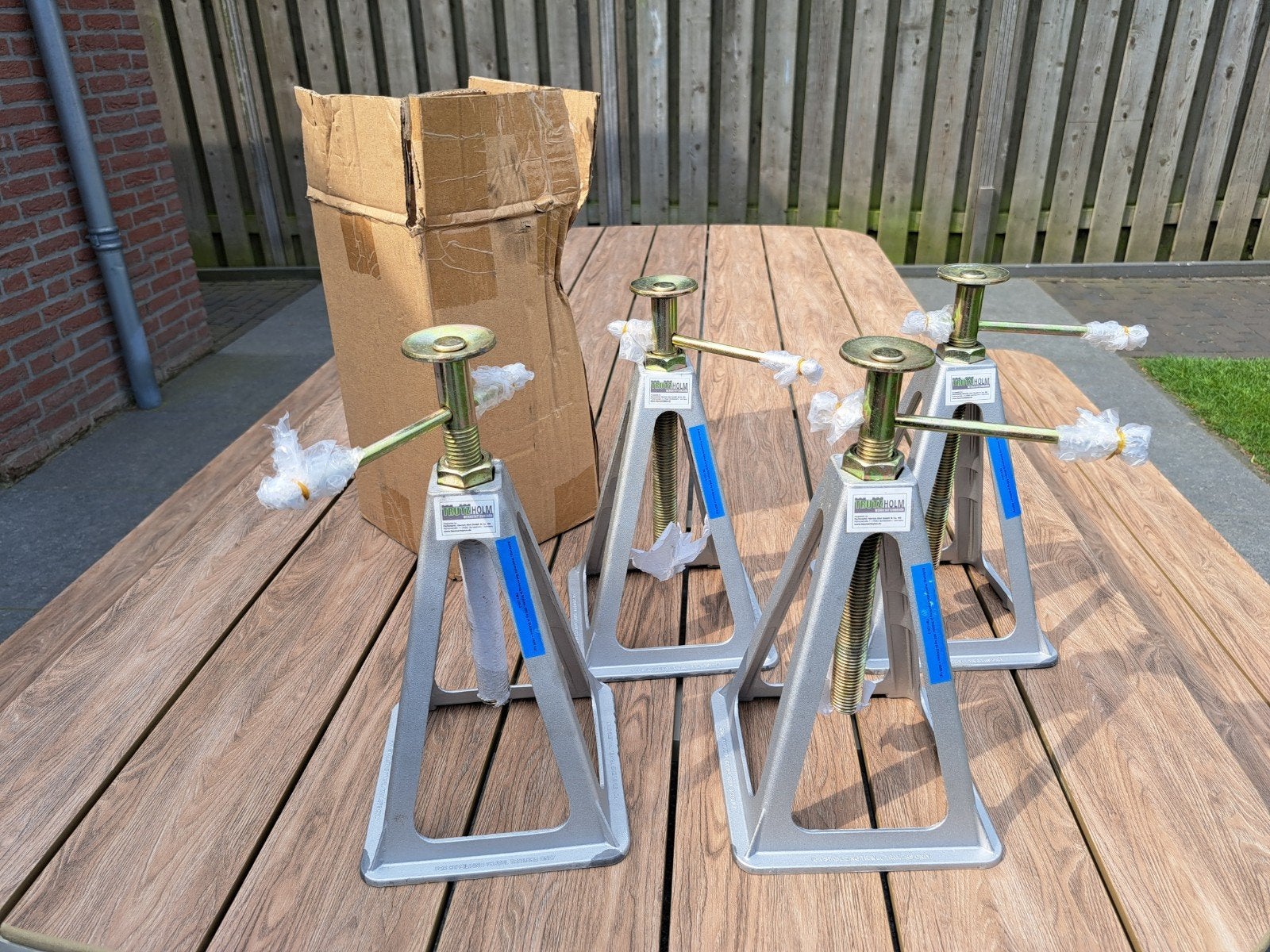 Nieuwe caravan steunpoten, set van 4 stuks, Ophalen of Verzenden, Nieuw
