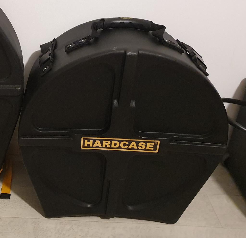 Hardcase drumkoffers set 22/16/12/snare 14, hardware bag., Muziek en Instrumenten, Ophalen, Nieuw, Percussie