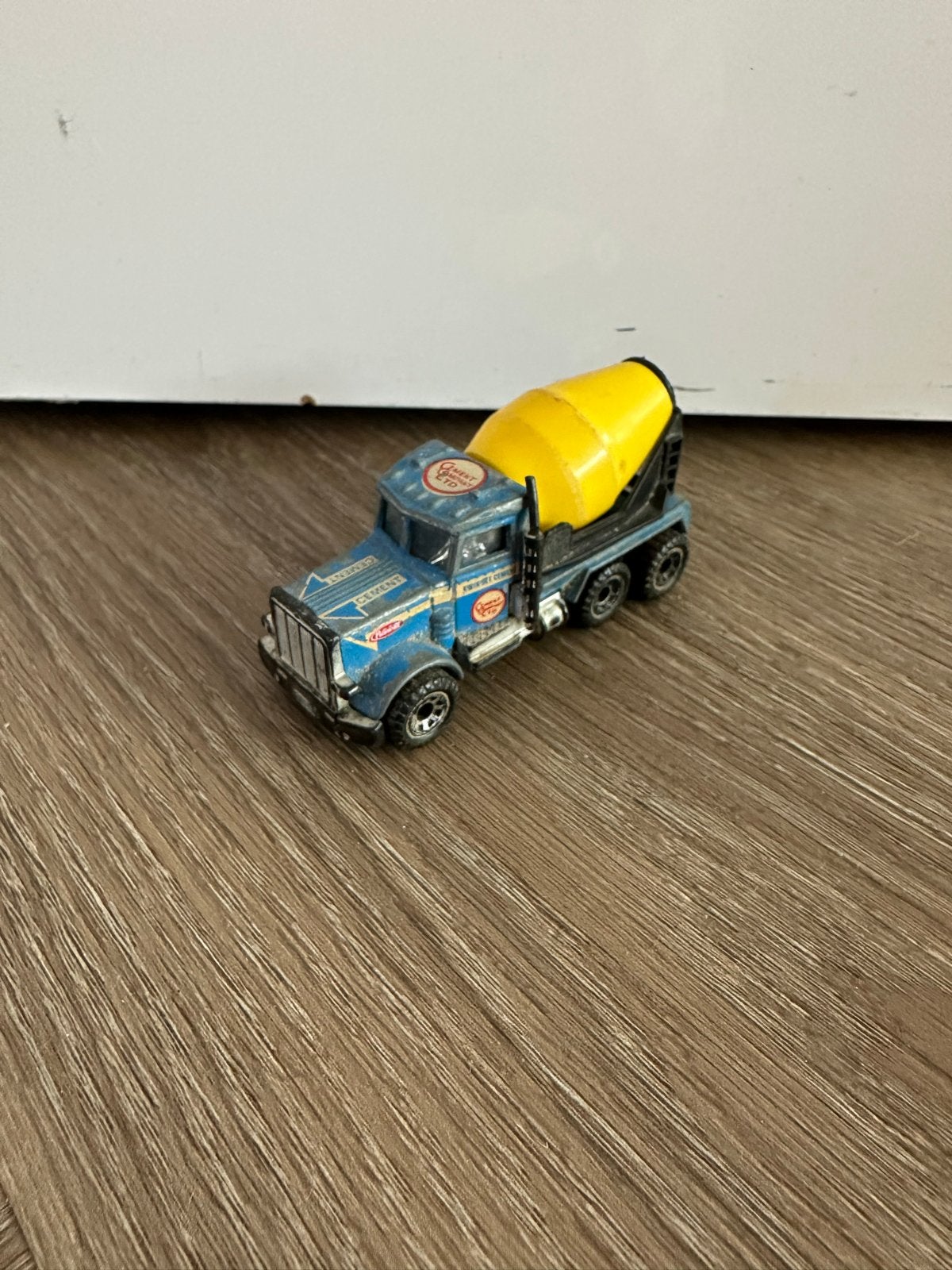 Matchbox Peterbilt Cementwagen (1981) - Vintage Speelgoed, Ophalen of Verzenden, Gebruikt