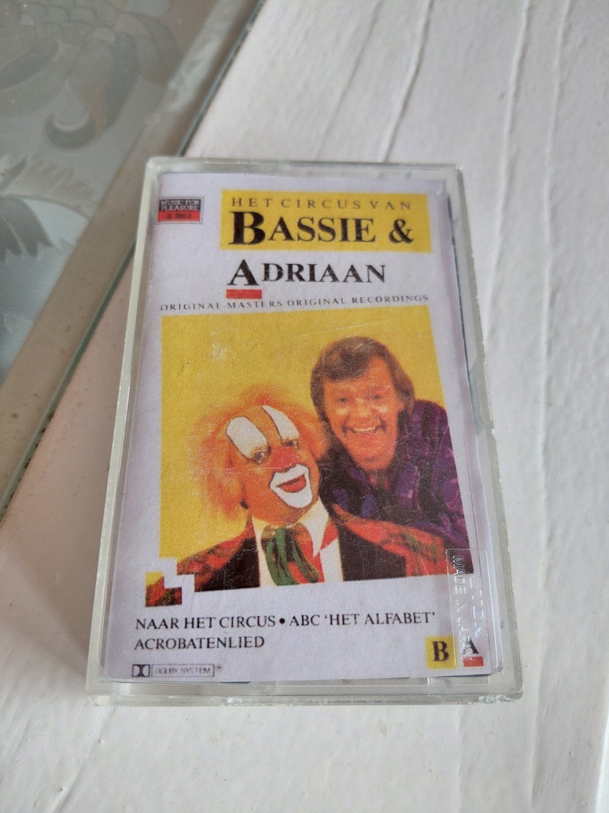 Het Circus van Bassie en Adriaan cassettebandje 1980., Gebruikt, Kinderen en Jeugd, 1 bandje, Ophalen of Verzenden