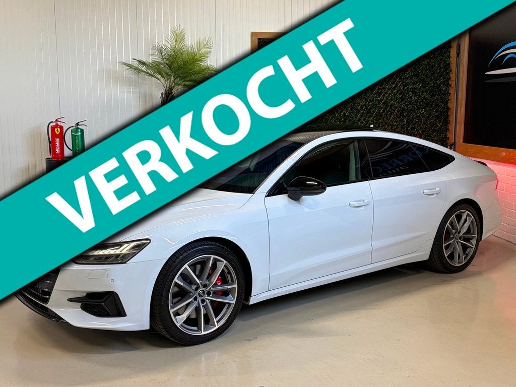 Audi A7 Sportback 55 TFSI quattro S-line|Pano|420PK|Klepsyst, Auto's, Audi, Gebruikt, 2995 cc, 2000 kg, Bedrijf
